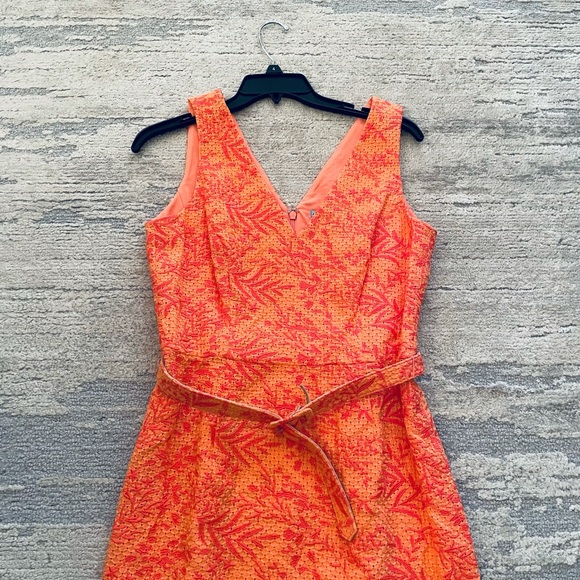 Antonio Melani Nala Belted Dress in Clementine - Picture 4 of 7